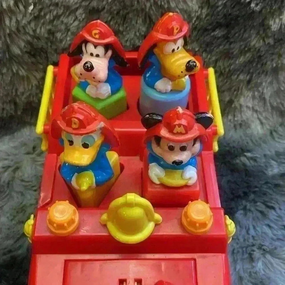 Mattel Disney Vtg 1989 Mickey
Mouse & Friends  Fire Truck
Motorized - Picture 13 of 13